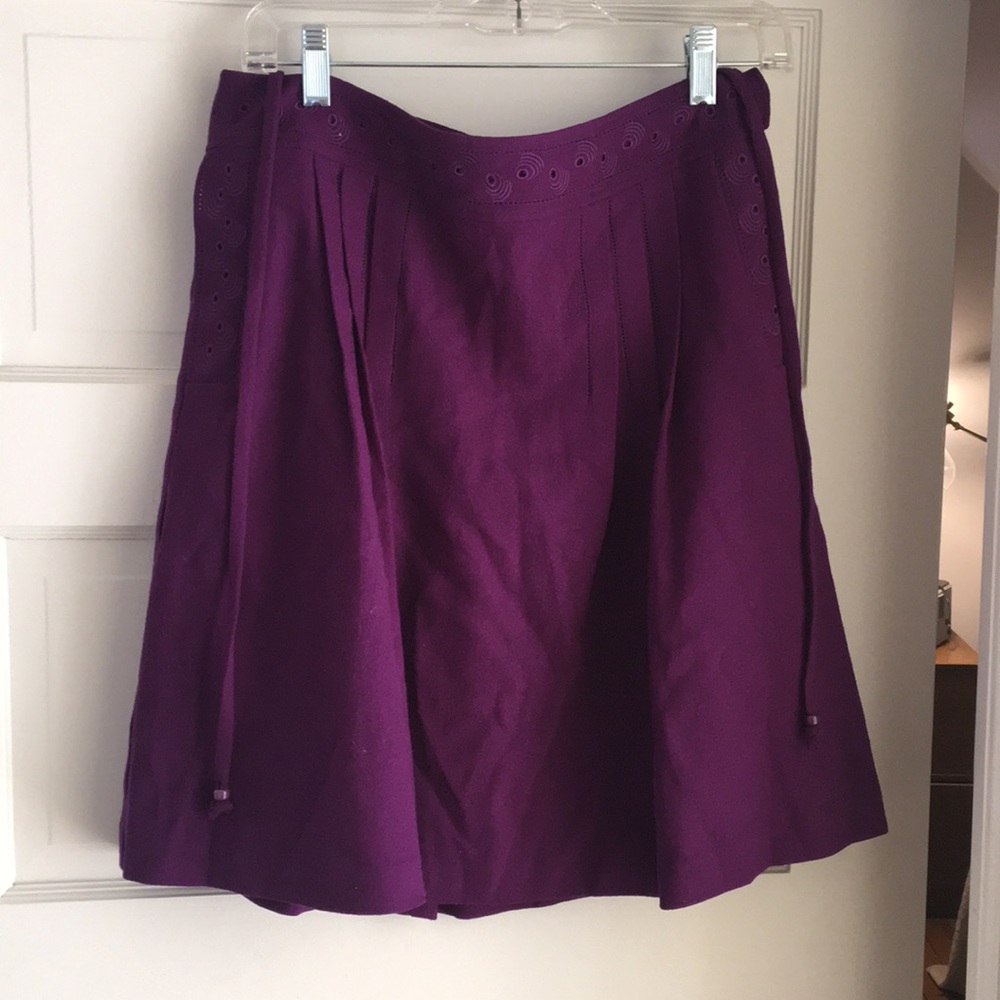 See by Chloe vibrant purple wool skirt never worn